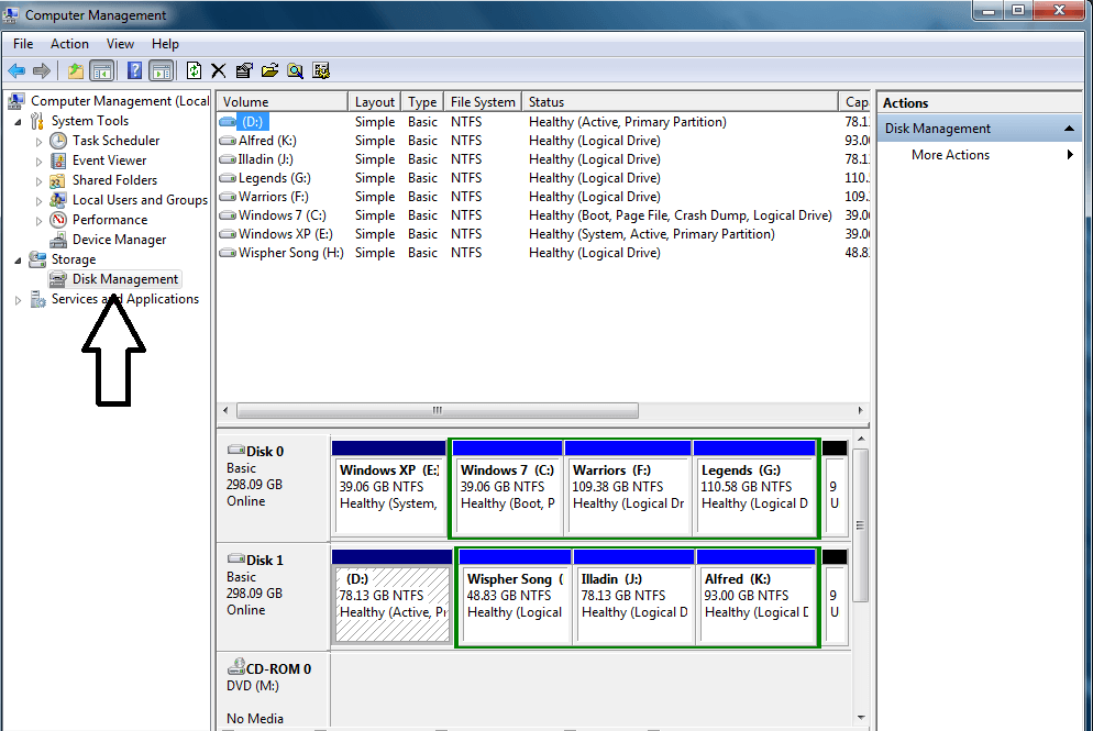 Convert Basic Disk into Dynamic Disk in Windows 7