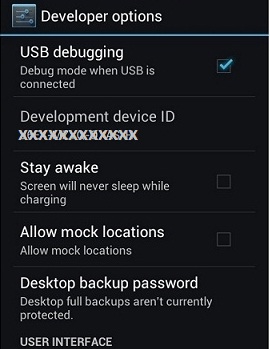 usb debugging mode как включить